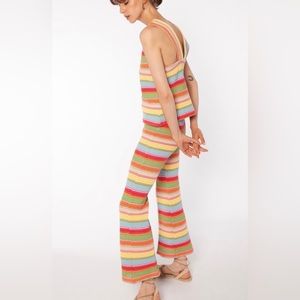 Vilagallo Venus Siracusa Crocheted Trousers - Size 44 (equates to size L)